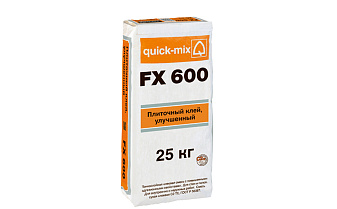 Эластичный плиточный клей quick-mix FX600 25 кг