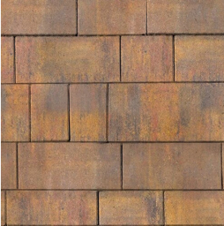 Плитка тротуарная SteinRus Инсбрук Тироль Б.4.Псм.6, гладкая, ColorMix Бромо, толщина 60 мм
