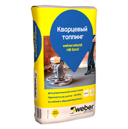 Кварцевый топпинг weber.vetonit HB Sand, серый, 25 кг