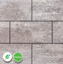 Плитка тротуарная SteinRus Парк Плейс Б.3.П.8, Native, ColorMix Умбра, 600*300*80 мм