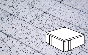 Плитка тротуарная Готика, City Granite FINO, Квадрат В.1.К.10/Г.1.К.10, Покостовский, 100*100*100 мм