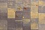 Плитка тротуарная Новый город В.3.Фсм.8 Листопад гладкий Янтарь