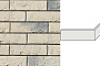 Угловой декоративный кирпич для навесных вентилируемых фасадов левый White Hills Лондон брик цвет F340-15