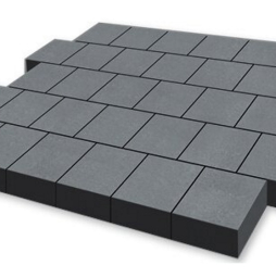 Плитка тротуарная SteinRus Valencia Б.3.К.8 гладкая, серый, 300*300*80 мм