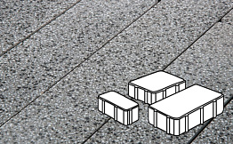 Плитка тротуарная Готика, Granite FINO, Новый Город, Белла Уайт, 260/160/100*160*80 мм