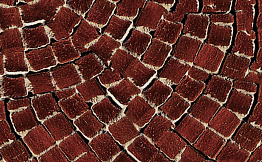 Клинкерная брусчатка мозаика Muhr №04, Rotbraun-bunt, 61*59*65 мм