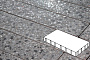 Плитка тротуарная Готика, Granite FINO, Плита, Галенит, 400*200*80 мм