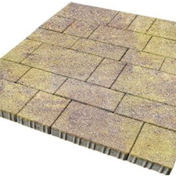 Плитка тротуарная SteinRus Инсбрук Тироль Б.4.Псм.6, Native, ColorMix Тахель, толщина 60 мм