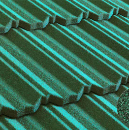 Композитная черепица рядовая Metrotile Classic Green