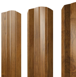 Штакетник М-образный А фигурный Print Elite Golden Wood
