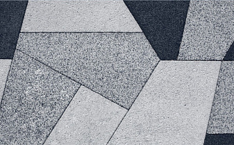Плитка тротуарная Оригами Б.4.Фсм.8 Стоунмикс белый с черным