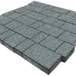 Плитка тротуарная SteinRus, Бельпассо А.23(М).Псм.4, Native, серый, толщина 40 мм