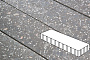 Плитка тротуарная Готика, Granite FINO, Плита, Ильменит, 500*125*100 мм