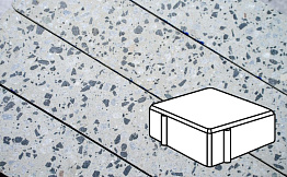 Плитка тротуарная Готика, City Granite FINO, Квадрат, Грис Парга, 100*100*60 мм