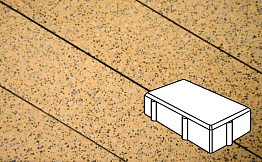 Плитка тротуарная Готика, Granite FINO, Брусчатка В.2.П.8, Жельтау, 200*100*80 мм