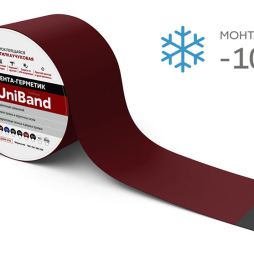 Герметизирующая лента Grand Line UniBand RAL 3005 красный, 1000*20 см