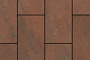 Плитка тротуарная Прямоугольник (Ла-Линия) Б.5.П.8 Листопад гладкий Клинкер 600*300*80 мм