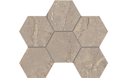 Мозаика Hexagon Estima Bernini BR02 полированный