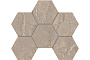 Мозаика Hexagon Estima Bernini BR02 полированный