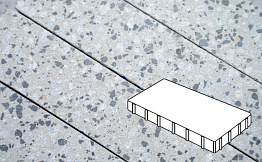 Плитка тротуарная Готика, City Granite FINERRO, Плита, Грис Парга, 600*200*60 мм