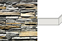 Угловой искусственный камень для навесных вентилируемых фасадов White Hills Кросс Фелл цвет F100-85