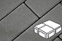 Плитка тротуарная Готика Profi, Старый Город, серый, полный прокрас, с/ц, толщина 60 мм, комплект 3 шт
