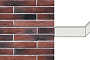 Угловой декоративный кирпич для навесных вентилируемых фасадов правый White Hills Остия брик цвет F380-75
