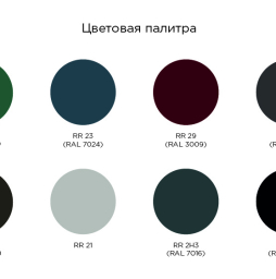 Двойной стоячий фальц Grand Line GreenCoat Pural Matt