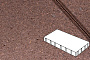 Плитка тротуарная Готика Profi, Плита, оранжевый, частичный прокрас, с/ц, 600*400*60 мм