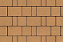 Плитка тротуарная SteinRus Bergamo А.6.Псм.4 гладкая, песочный, толщина 40 мм