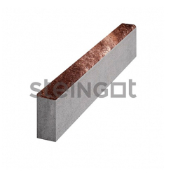 Тротуарный бордюр садовый Steingot Color Mix, цвет Штайн Браун, 1000*200*80 мм