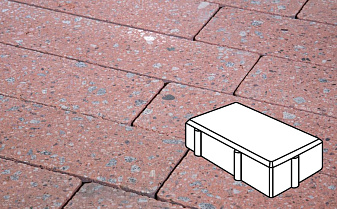 Плитка тротуарная Готика, City Granite FINO, Брусчатка В.2.П.10/Г.2.П.10, Травертин, 200*100*100 мм