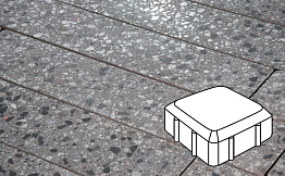 Плитка тротуарная Готика, Granite FINO, Старая площадь, Галенит, 160*160*60 мм