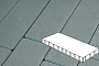 Плитка тротуарная Готика Profi, Плита, синий, частичный прокрас, с/ц, 800*400*80 мм