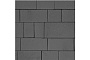 Плитка тротуарная SteinRus Инсбрук Тироль Б.4.Псм.6 гладкая, черный, толщина 60 мм