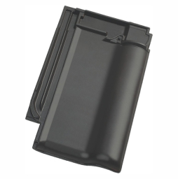 Керамическая черепица рядовая Koramic Alegra 10 Deep Black Engobe