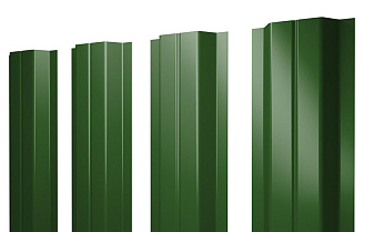 Штакетник П-образный А 0,45 PE RAL 6002 лиственно-зеленый