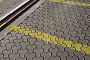Плитка тротуарная Трилистник Г.7 Ф.10 гладкий серый