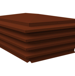 Дымник на трубу Grand Line елка 500*500 мм Satin RAL 3009