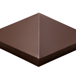 Колпак на столб Grand Line, 0,5 Rooftop Matte, RAL 8017, 390*390 мм
