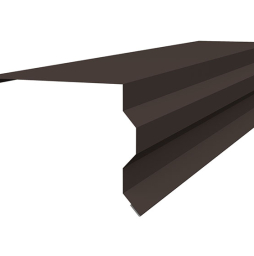Планка торцевая фигурная 100*85 мм Grand Line Rooftop Бархат RR 32, 3 м