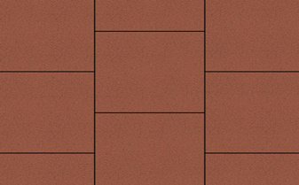 Плитка тротуарная Квадрум (Квадрат) Б.6.К.8 гладкий красный