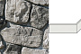 Облицовочный камень White Hills Рока угловой элемент цвет 610-85