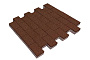Плитка тротуарная SteinRus, Бельпассо Медио, Native, коричневый, 225*150*80 мм