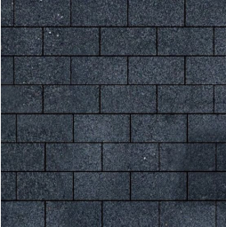 Плитка тротуарная SteinRus Прямоугольник Б.6.П.6, Backwash, Неро, 200*100*60 мм