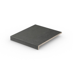 Клинкерная ступень прямоугольная рядовая Loftstufe Stroeher Zoe 973 anthracite 294х340х35х11 мм