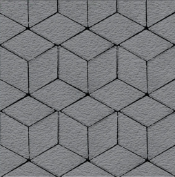 Плитка тротуарная SteinRus Полярная звезда Б.5.Ф.8, Old-age, серый, 250*150*60 мм