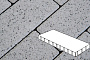 Плитка тротуарная Готика, Granite FERRO, Плита, Белла Уайт, 1000*500*100 мм