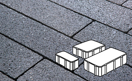 Плитка тротуарная Готика, City Granite FINERRO, Новый Город, Амфиболит, 260/160/100*160*80 мм