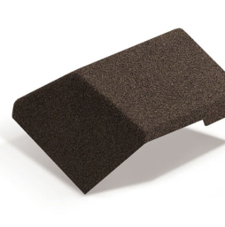 Наконечник ребрового конька Metrotile, Brown